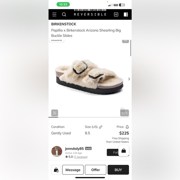 Birkenstock Papillio Shearling Platform Arizona, Pink - Picture 8 of 9